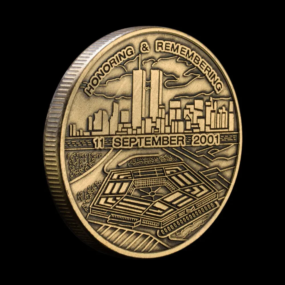 Honoring and Remembering 11 September 2001 Commemorative Challenge Coin Gift