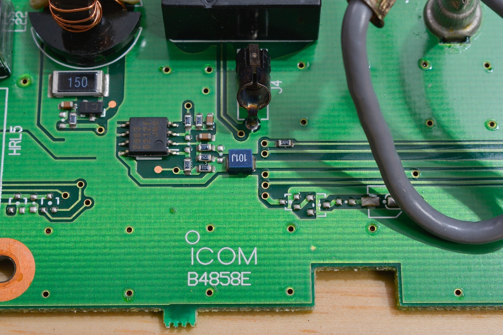 ICOM IC-756 PARTS: CTRL UNIT (ANTENNA SWITCH - TUNER BOARD) B4858E