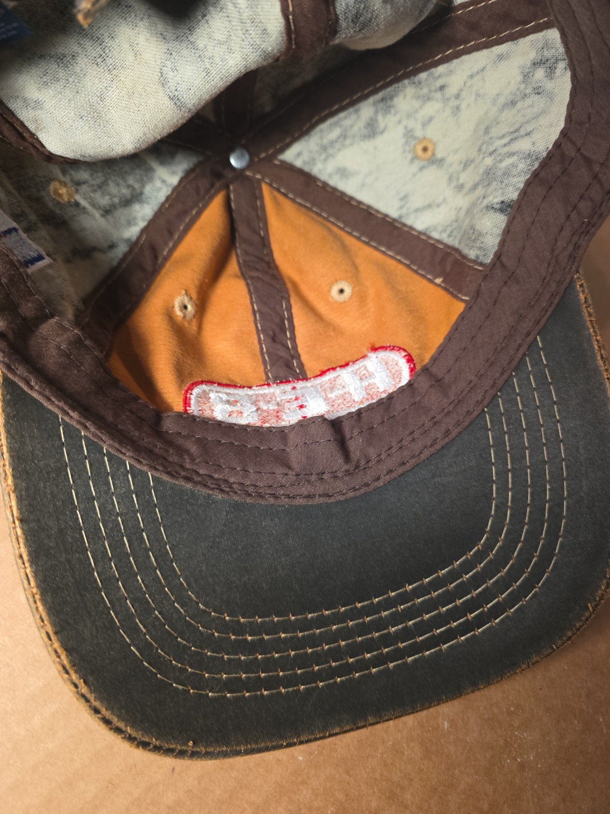 HEB Grocery Store Snapback Camo Hat