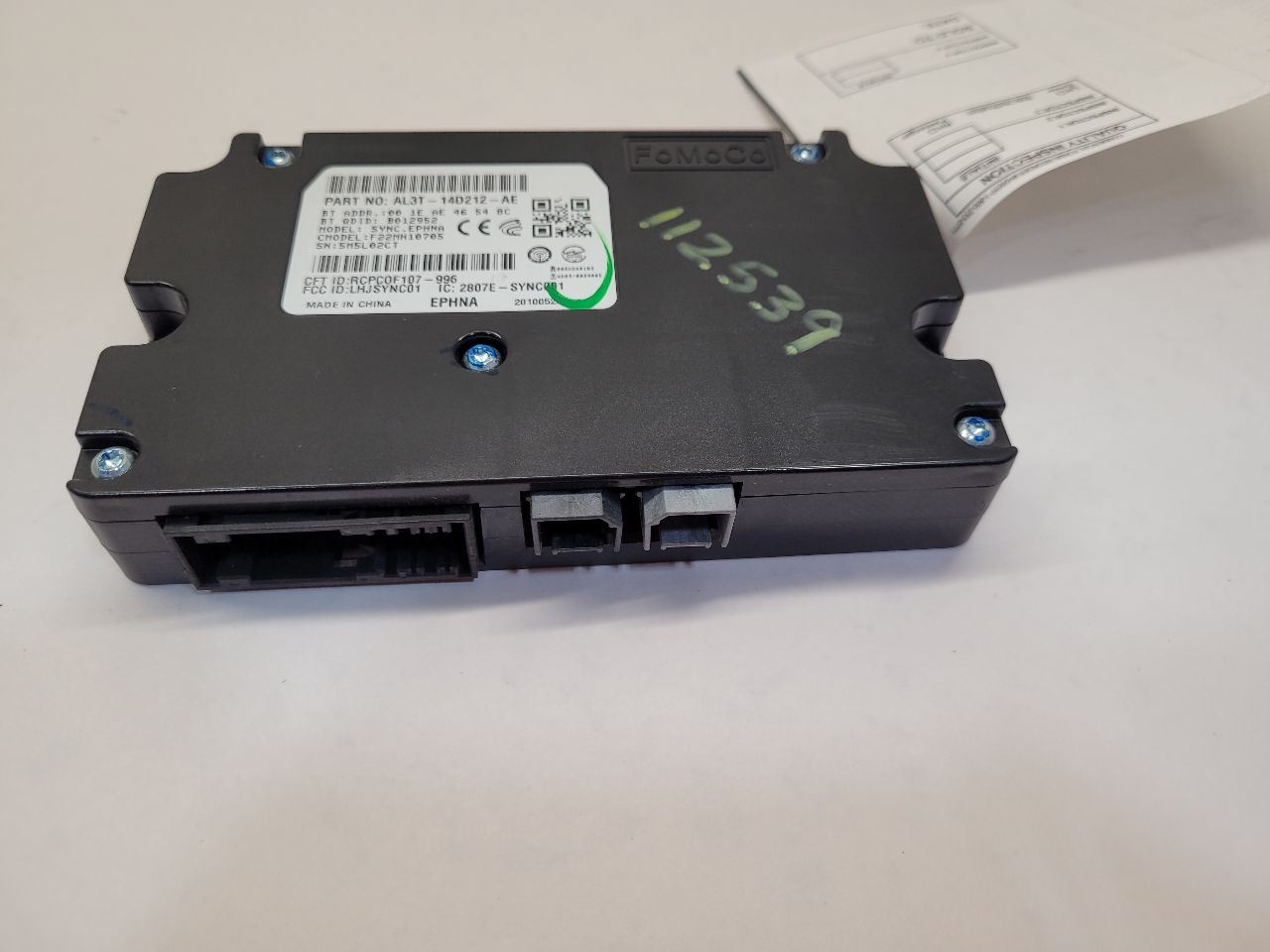 2010 FORD EXPEDITION Communication Voice Recognition Module AL3T14D212AE