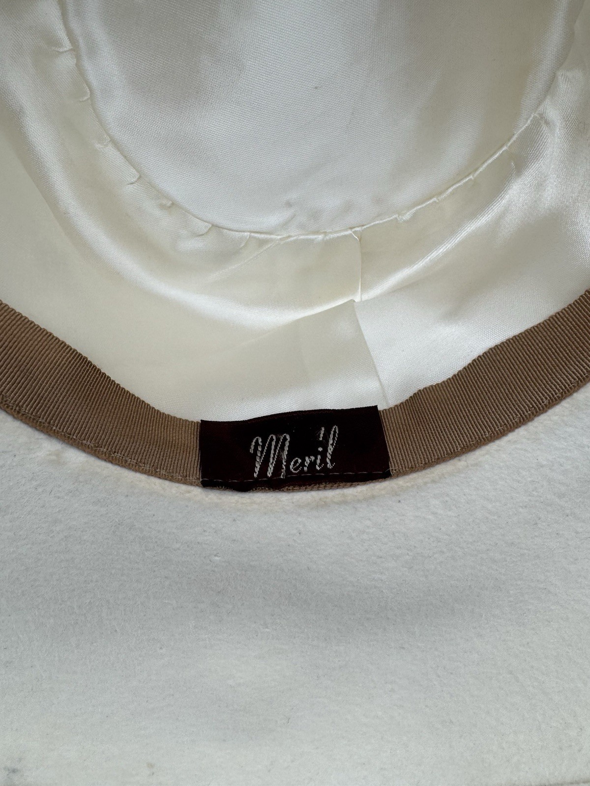 Women Meril Felt Rhinestone Hat Church Derby Wedding Leaves Hat Pin