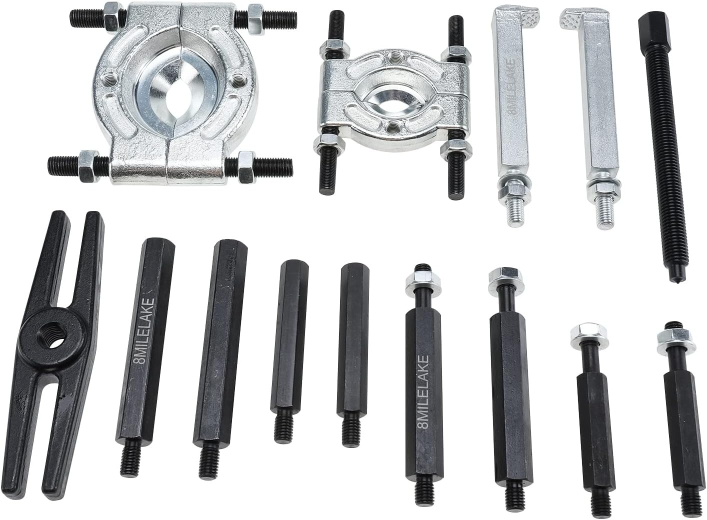 14Pcs Universal Bearing Separator Puller Kit 2" & 3" Splitters Car Gear Remover