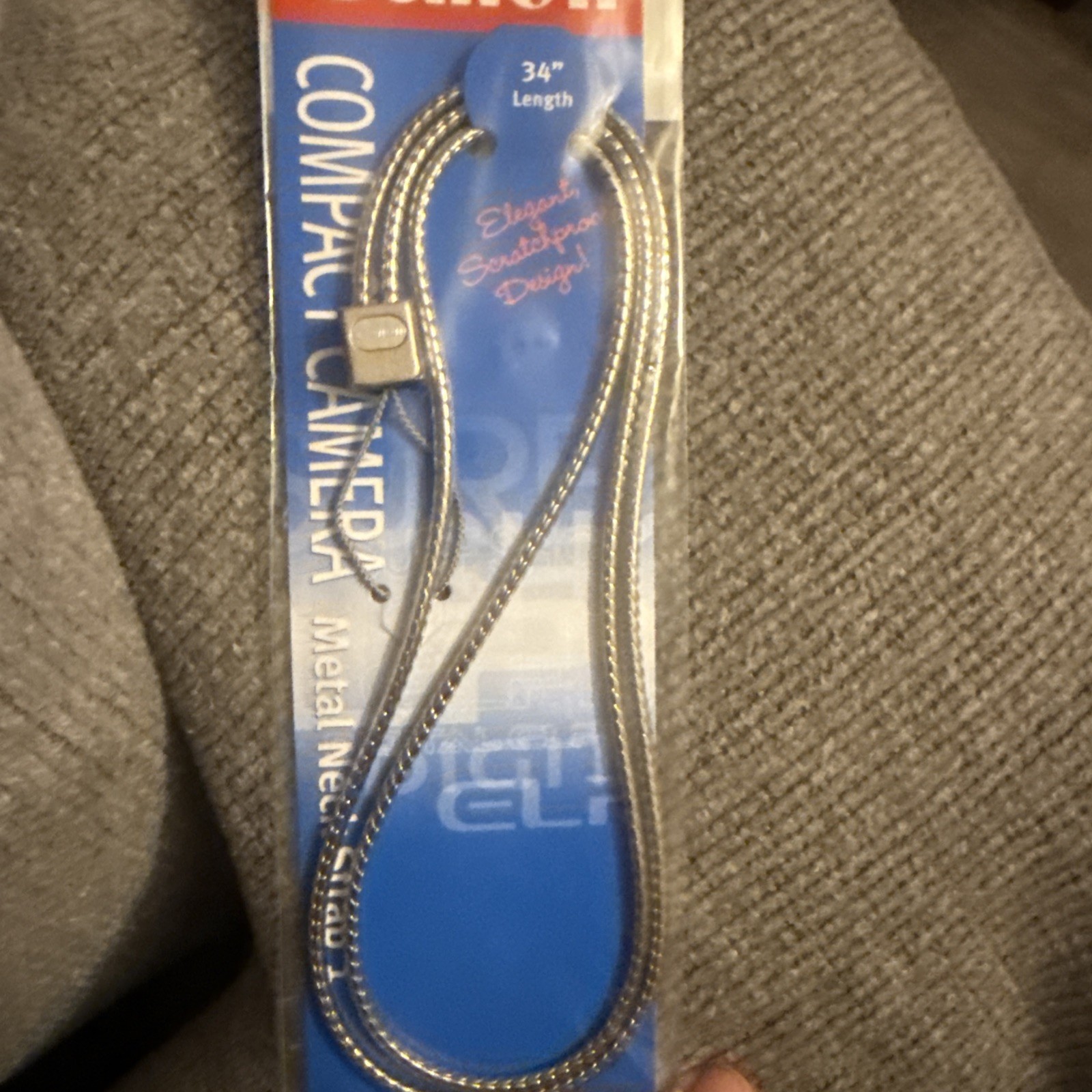 Canon Compact Camera 34” Metal Neck Strap 1, Made in Japan, New In Package