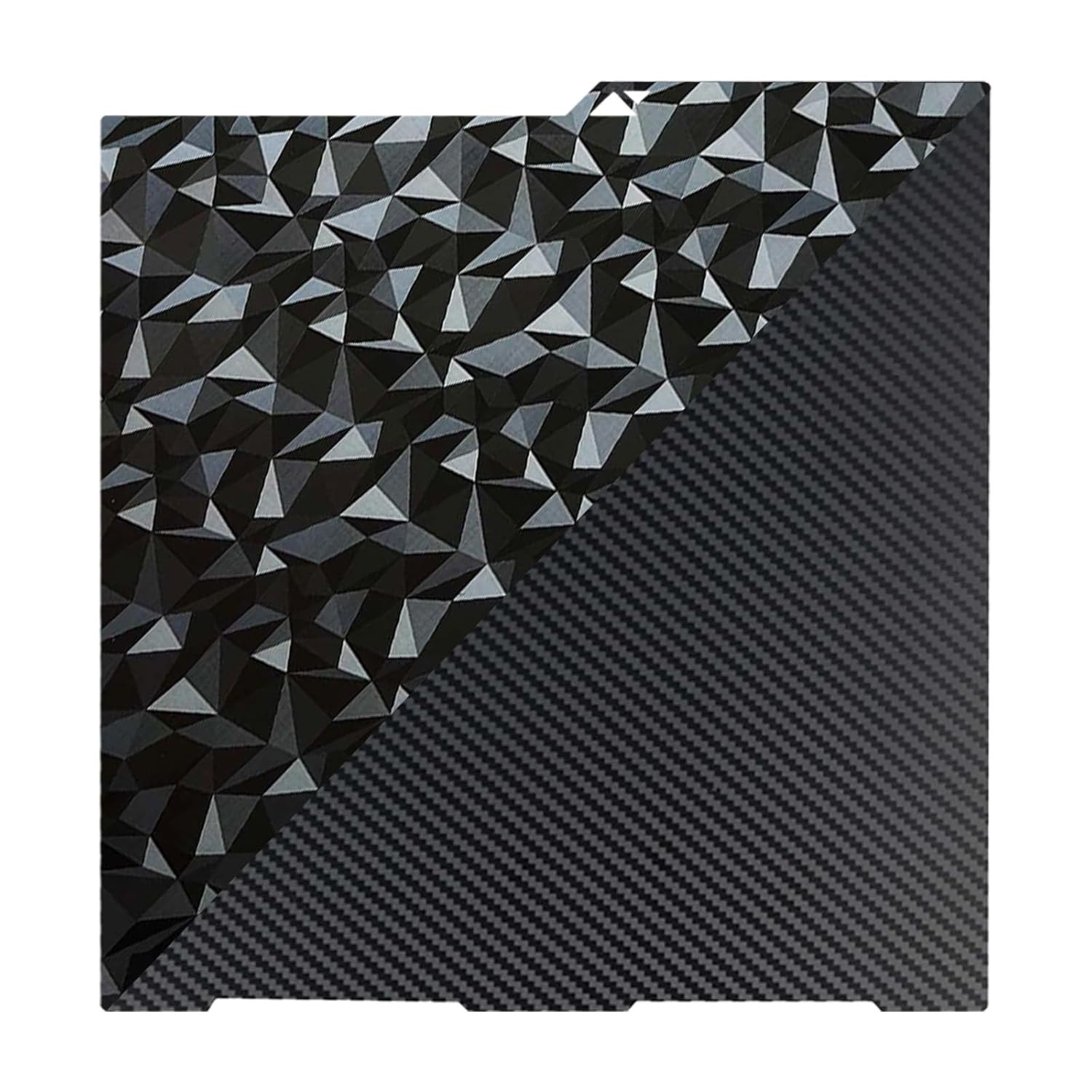 Double Sided PEO PET Build Plate for Kobra 3/Kobra 3 V2,Diamond PEO+Carbon Fiber