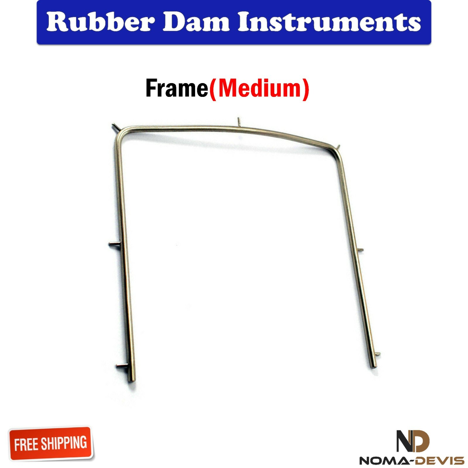 Dental Rubber Dam Stoke Forceps New Endodontic Frame Restorative Instruments Lab