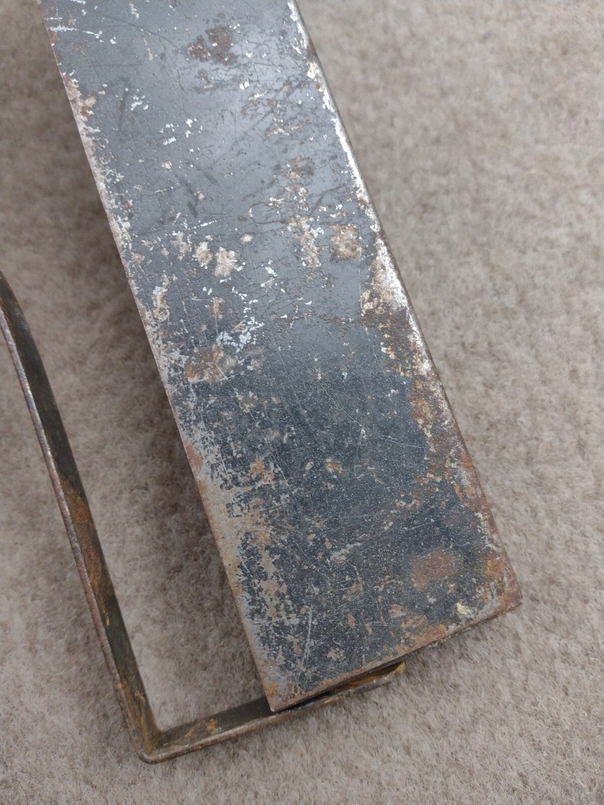 Vintage Deep Socket Metal Tray Holder Organizer Carry Handle Storage Organize .