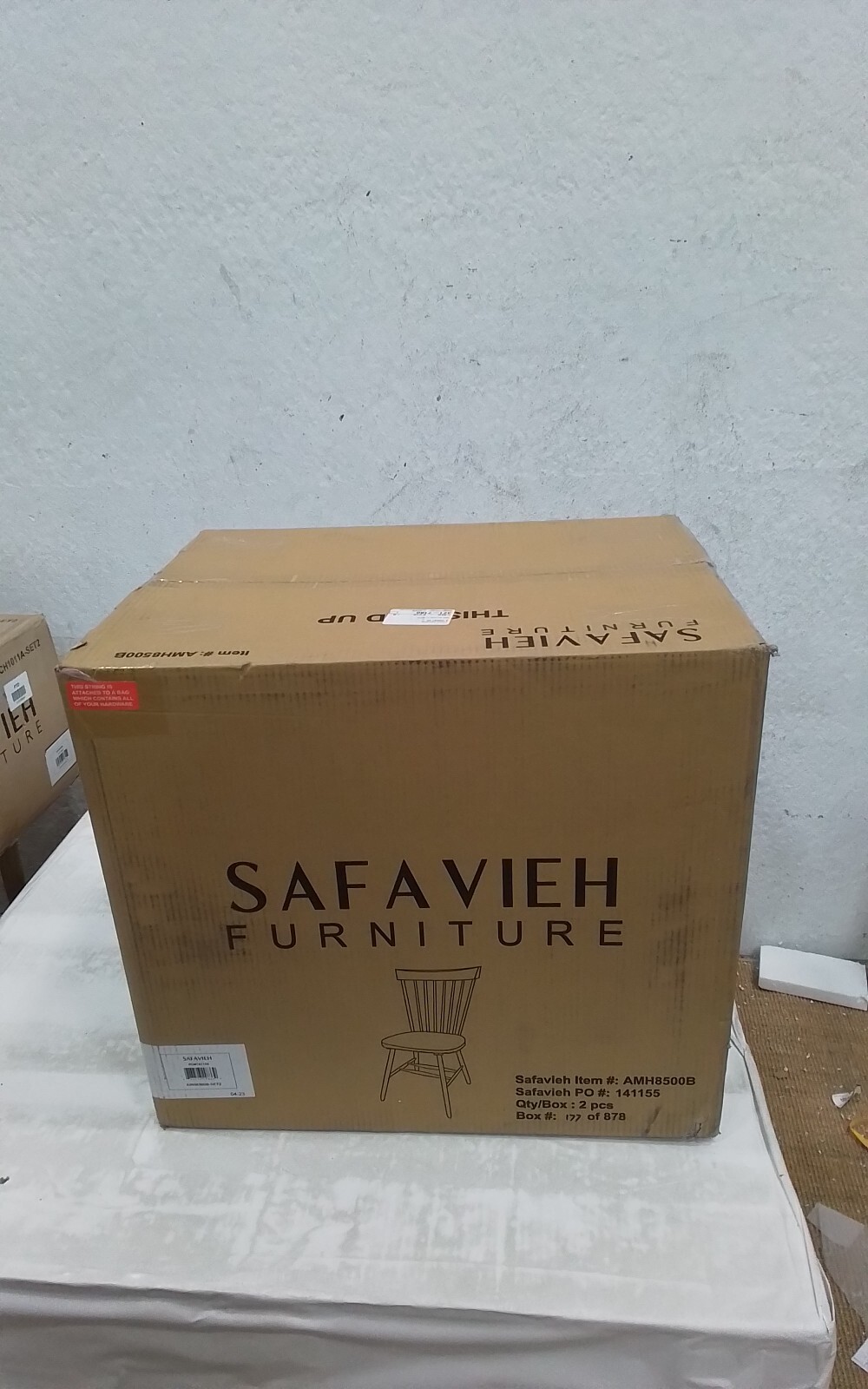 Safavieh PARKER SPINDEL SIDE CHAIR, Reduced Price 2172730430 AMH8500B
