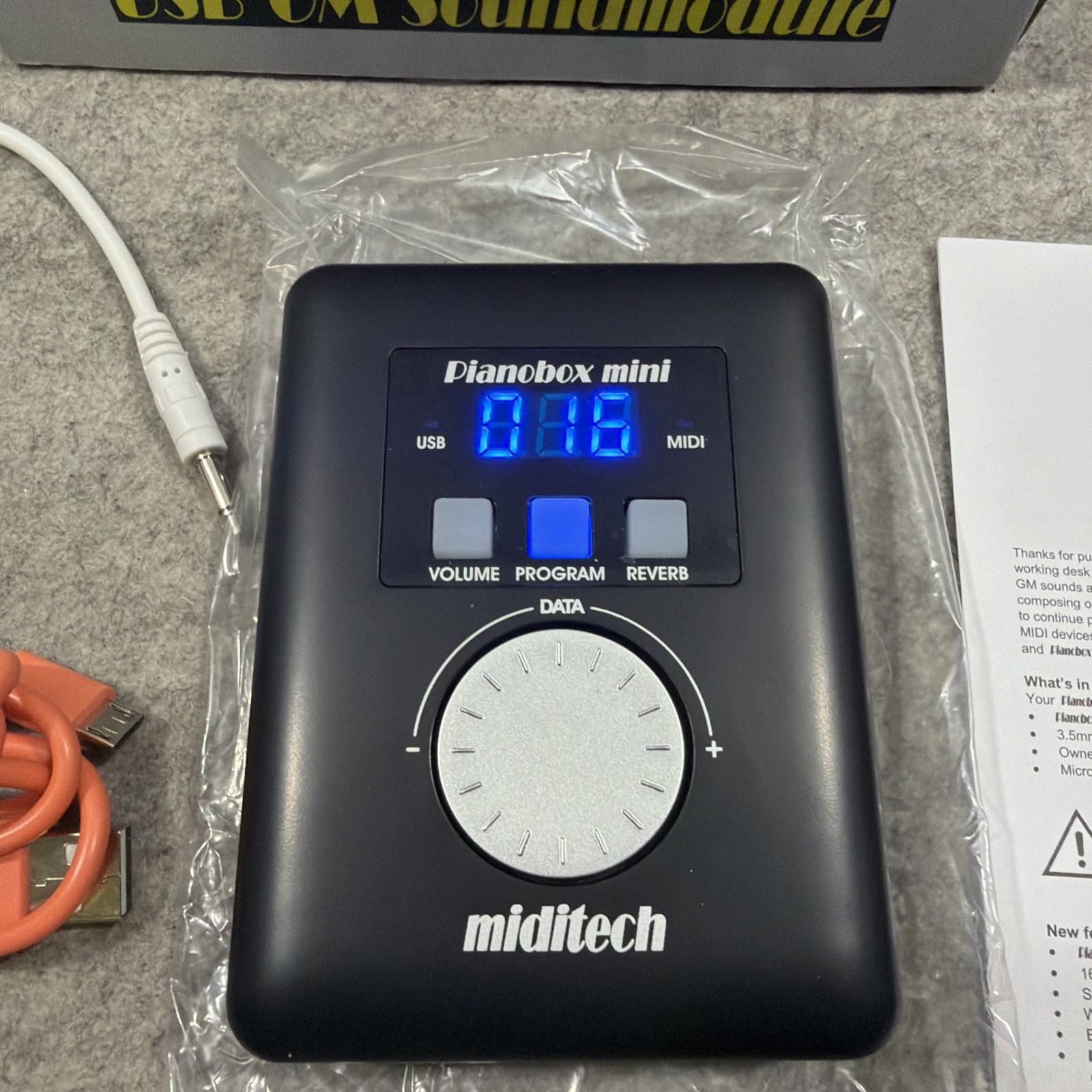 Miditech Pianobox Mini General MIDI Sound Module
