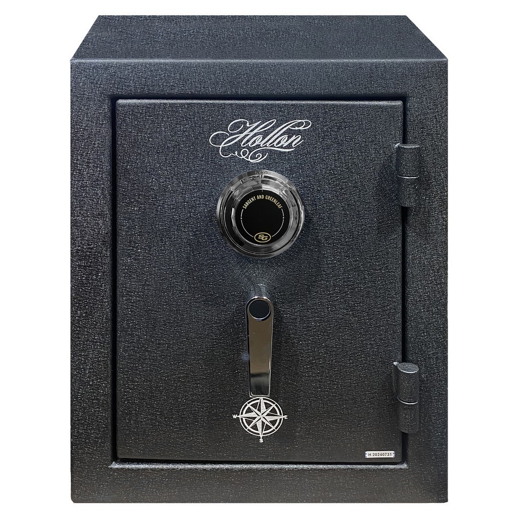 Hollon Hunter Series HGS-6C Pistol Safe, 45 Min Fire Rated, Dial Lock, Black