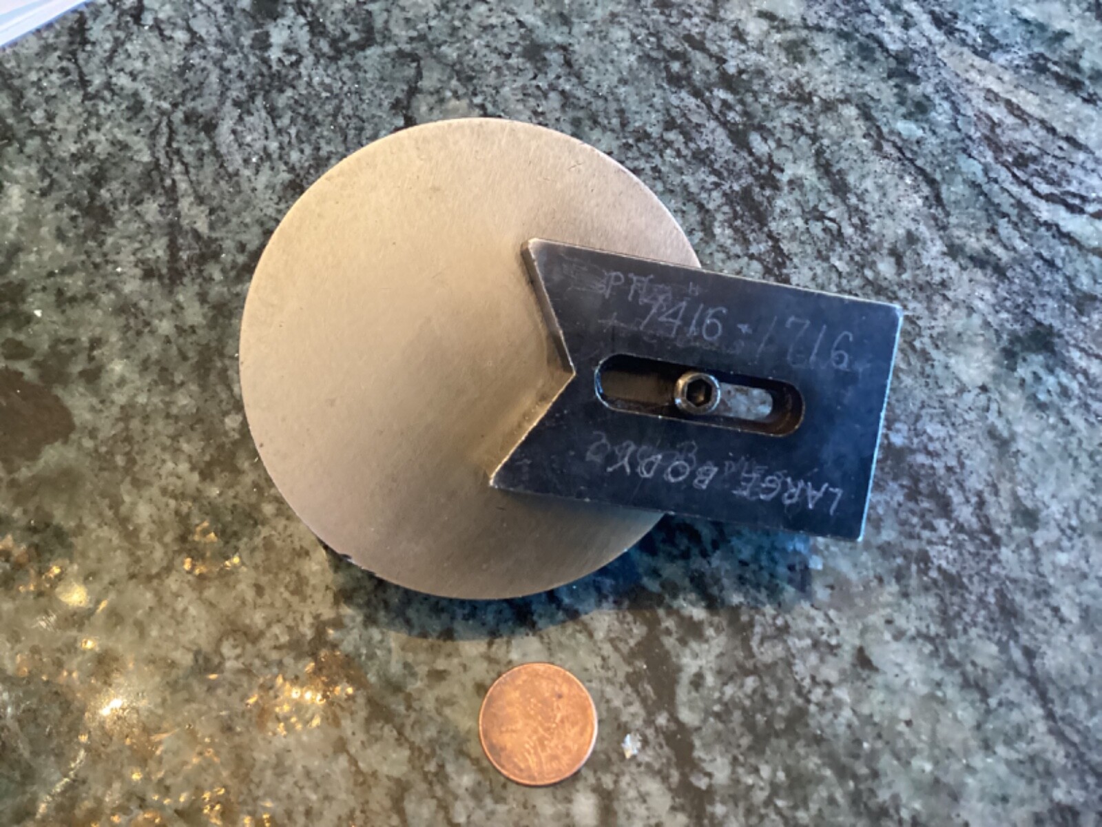 wilson rockwell tester special anvil holder V block attachment 3/4 x 3 machine