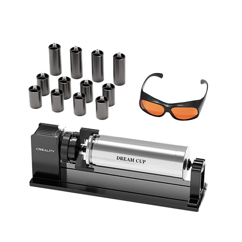 Creality Rotary Roller Kit Pro, Risers and Goggles For Falcon A1 Laser Engraver