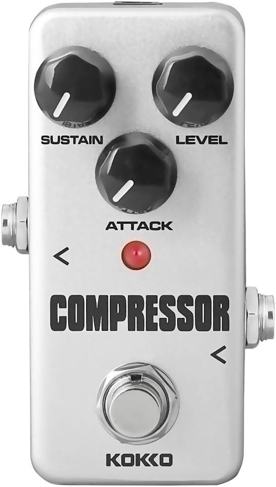 LED Indicator Mini Compressor Effects Pedal - Perfect for Home or Studio