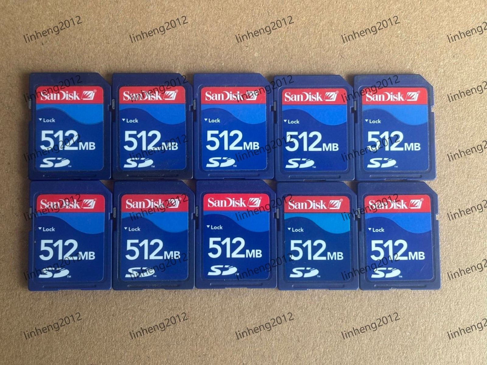 10PCS  Genuine SanDisk 512MB SD Memory card