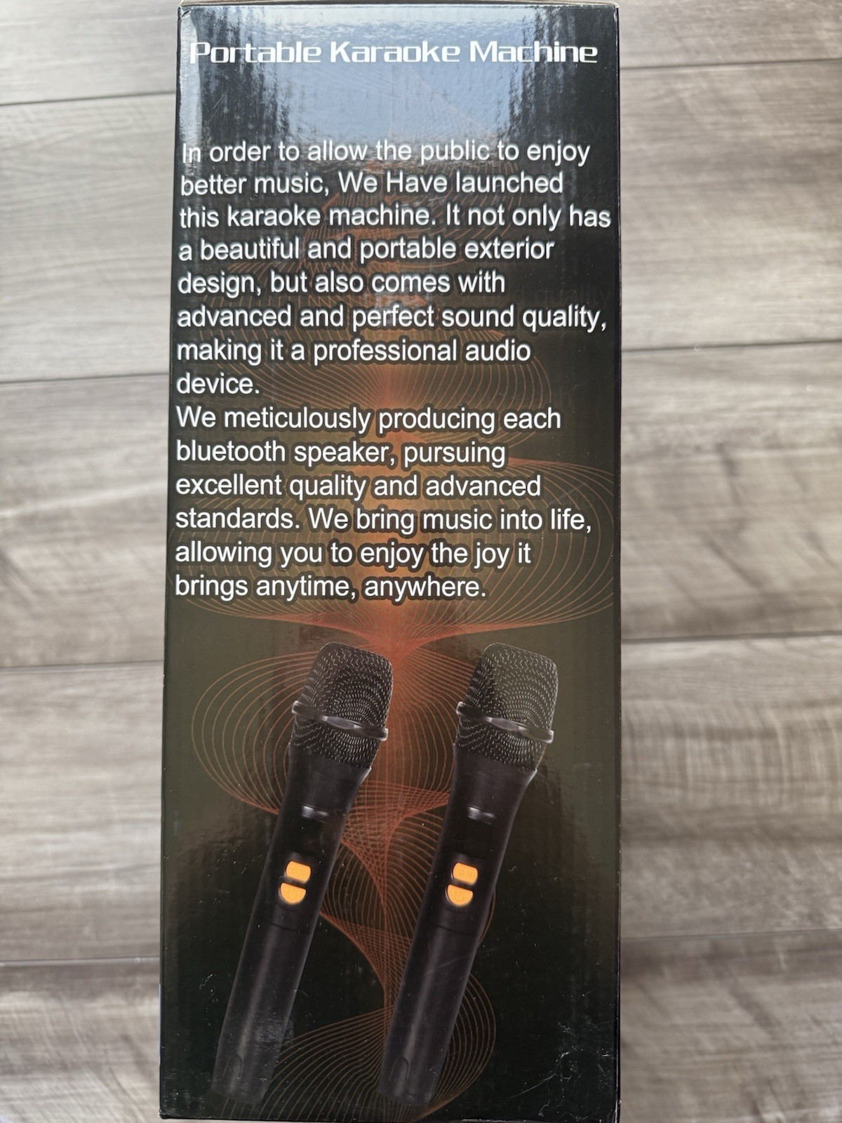 Karaoke Machine with 2 Wireless Microphones.
