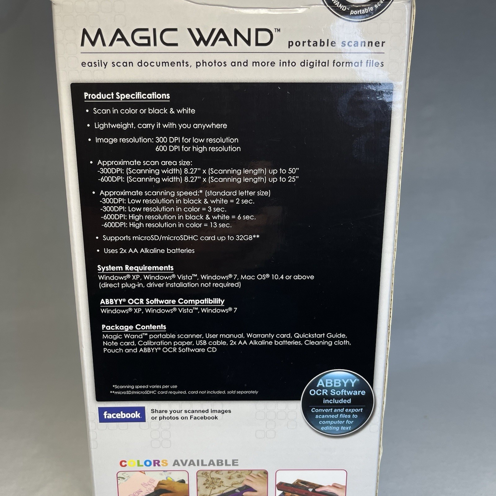 Vu Point Magic Wand Hand Held Scanner St415pk New In Box Hard To Find Pink Color