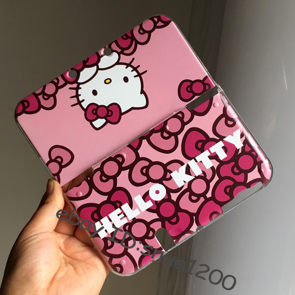 Custom Protective Case for Nintendo New 3DS XL/LL - Cute Pink Bow Pattern Cute