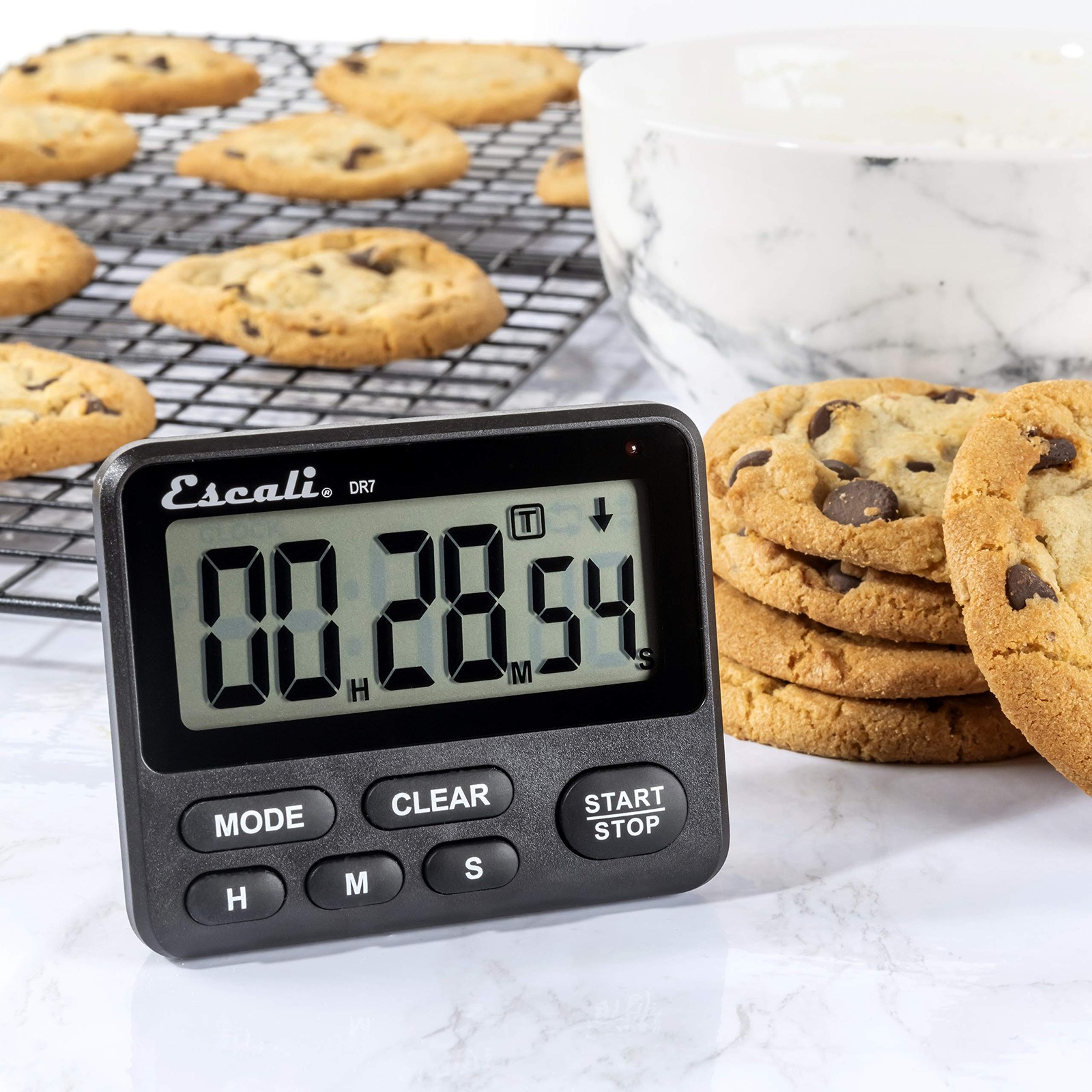 Extra Loud Display Digital Kitchen Timer with Clock Mode, Recall Timer Magnet...