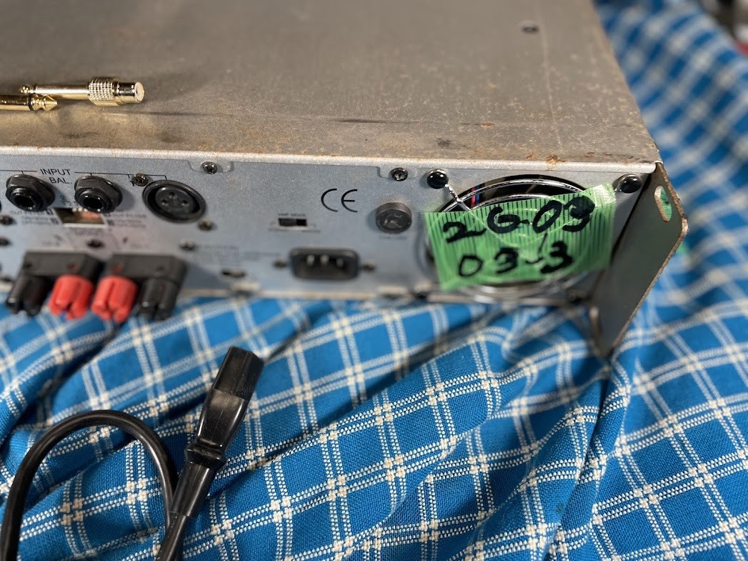 American Audio V2000 MK2 Power Amplifier 280W 8 Ohm Tested Working