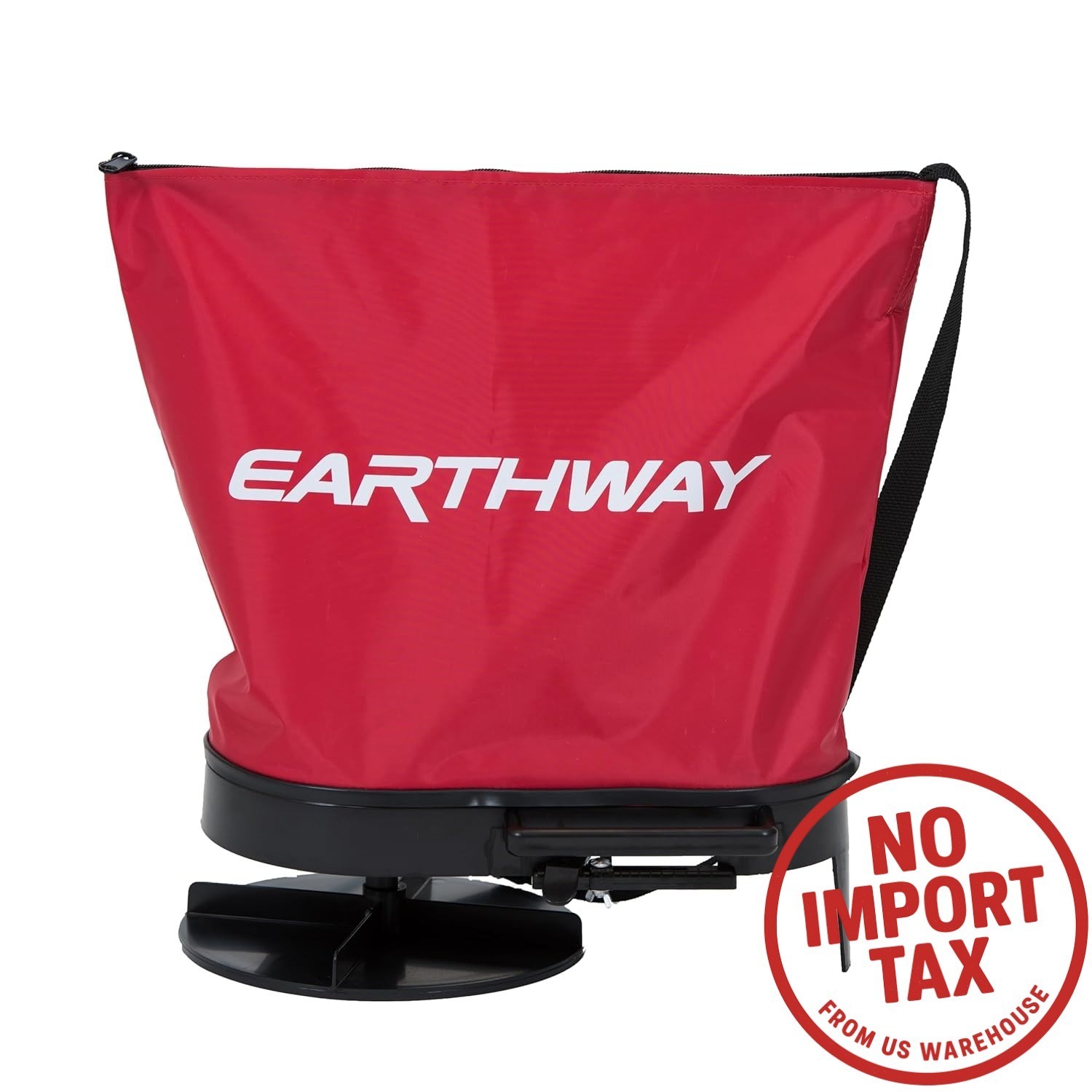 EarthWay 2750 25lb Nylon Bag Seeder/Spread with Comfortable Cross Shoulder Strap