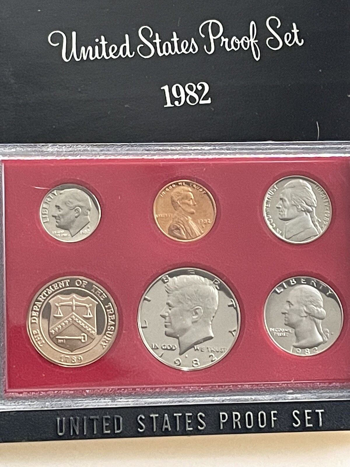 1982-S Proof Set U.S. Mint **All Coins Are Deep Cameo(DCAM)**