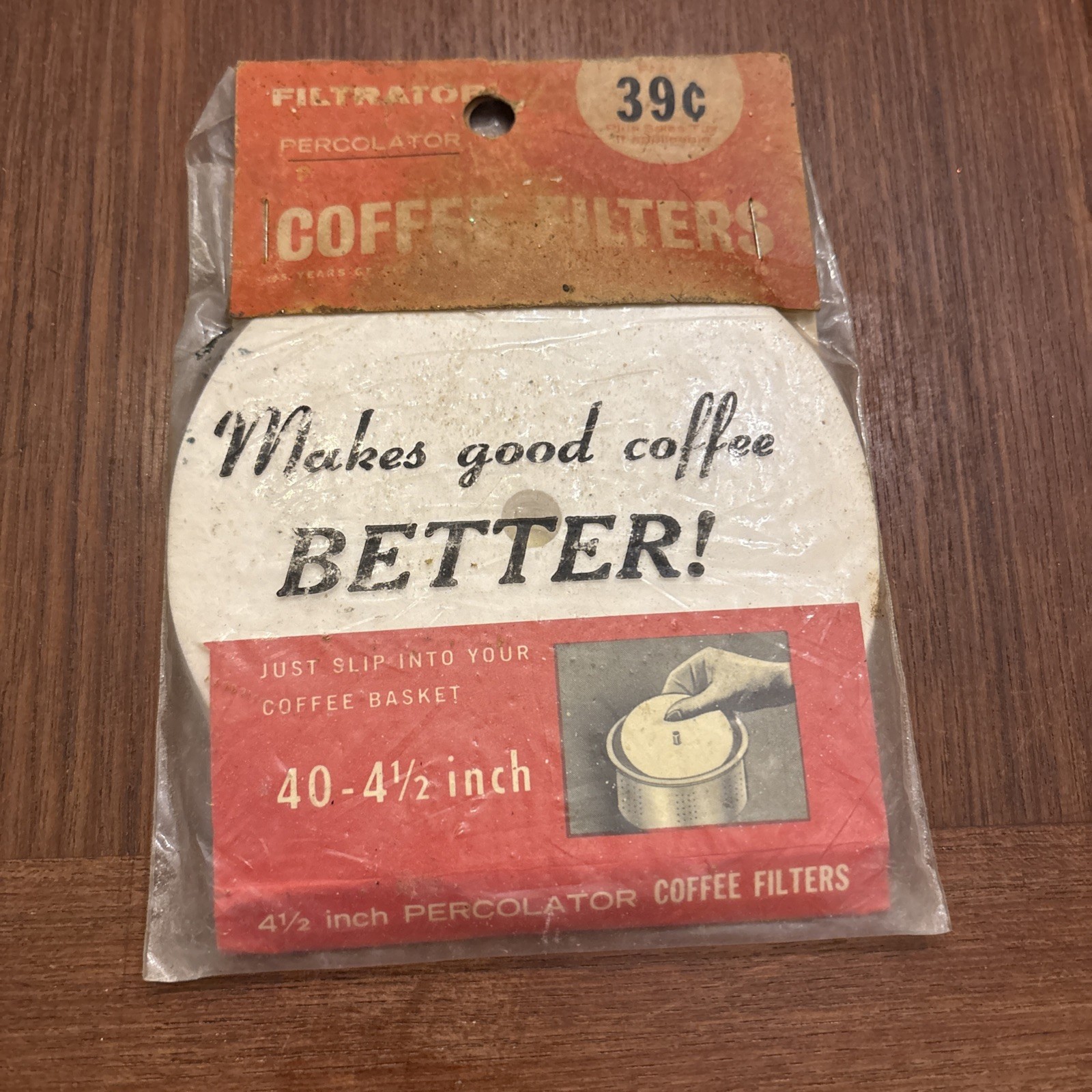 Filtrator 4" Percolator MCM An Original Packaging
