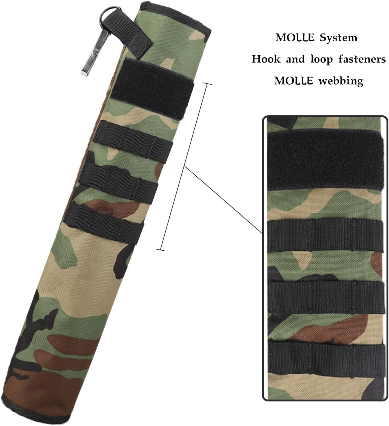 Customizable Molle Back Arrow Quiver - Perfect for Target Shooting Enthusiasts