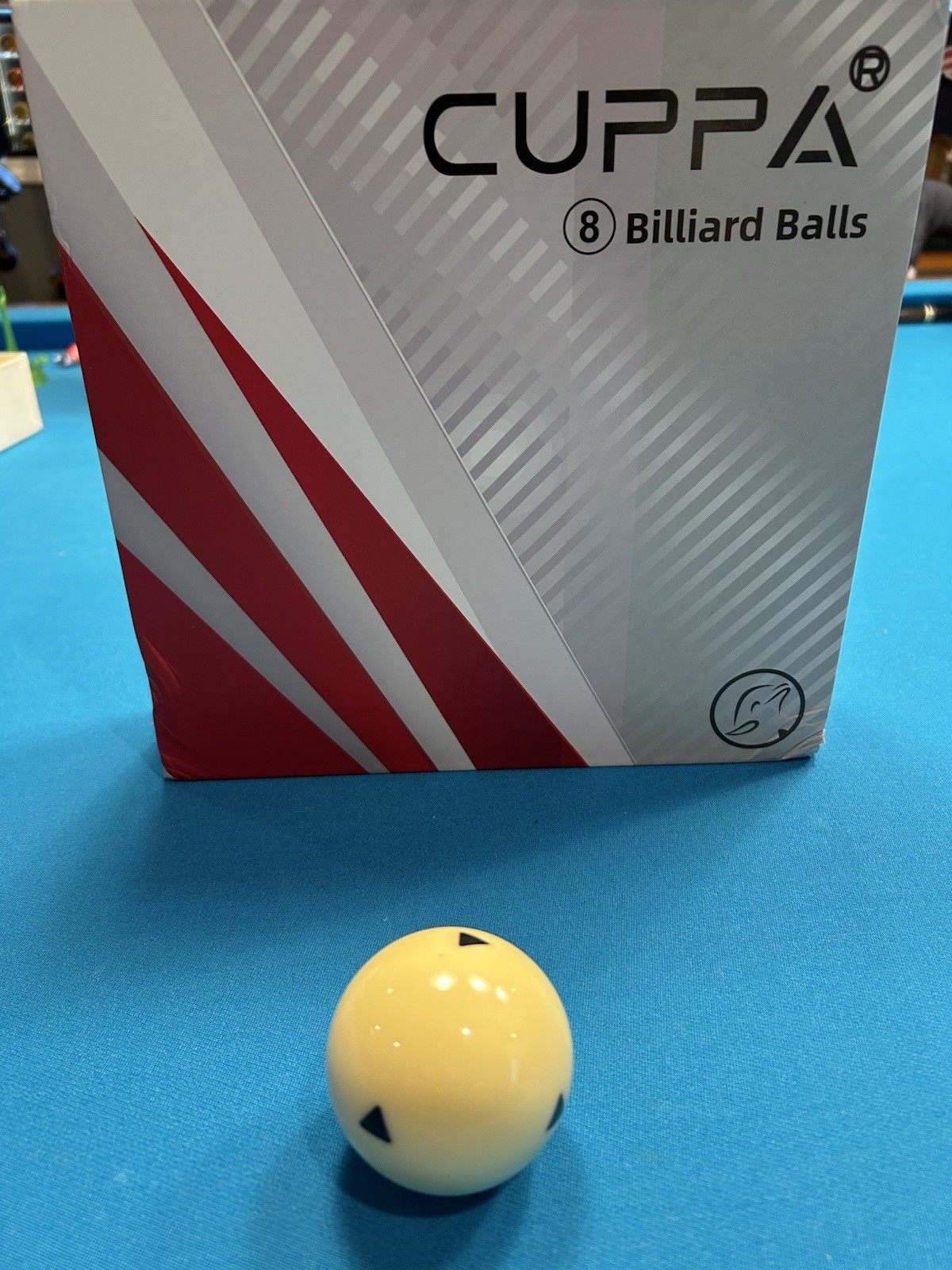 Cuppa Dolphin Set Individual Pool Ball Cue Ball