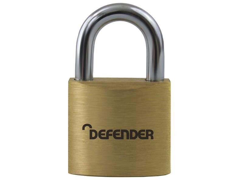 DEFENDER - 60mm Brass Padlock