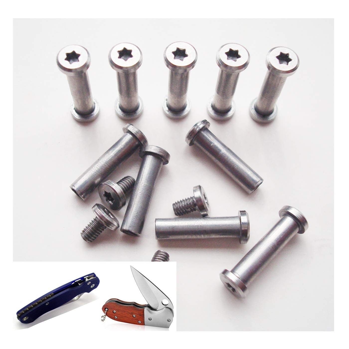 SICODA Stainless steel knife screwsKnives bolts and nuts handle fastenersEDC ...
