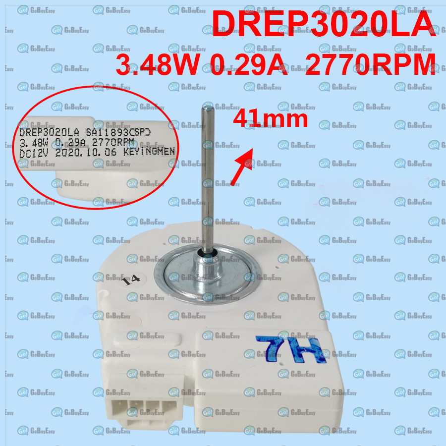 3.48W 0.29A fan motor 2770rpm DC12V DREP3020LA cooling motor fan for samsung