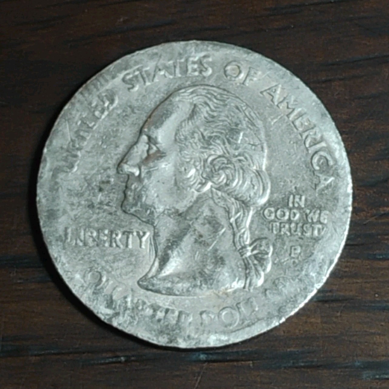 US State Quarter mint Error sanded down