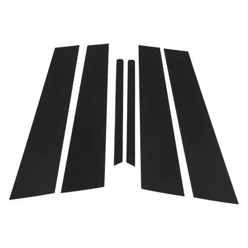 6 Pcs Door Pillar Window Trim for Kia Optima 2011-2015 Front Rear Left Black