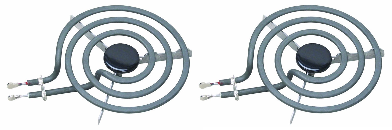(2) 6 Inch Stove Burner Element for Whirlpool 3-Turn