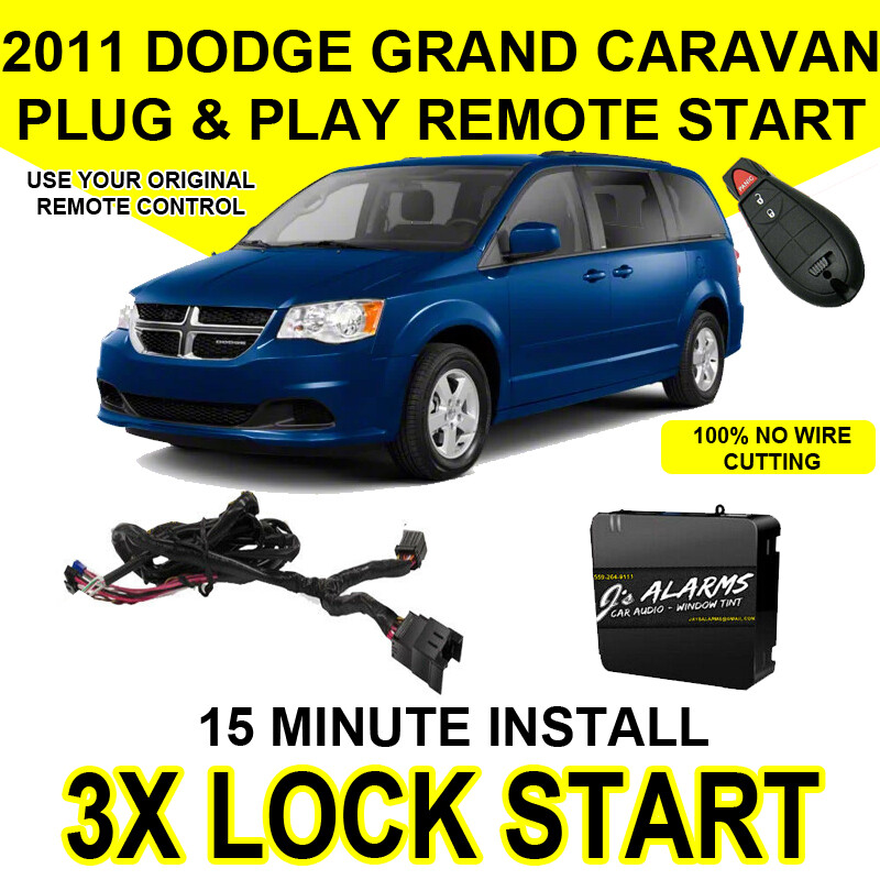Remote Start Add On 3X Lock Factory Key FOB For 2011 Dodge Grand Caravan CH4