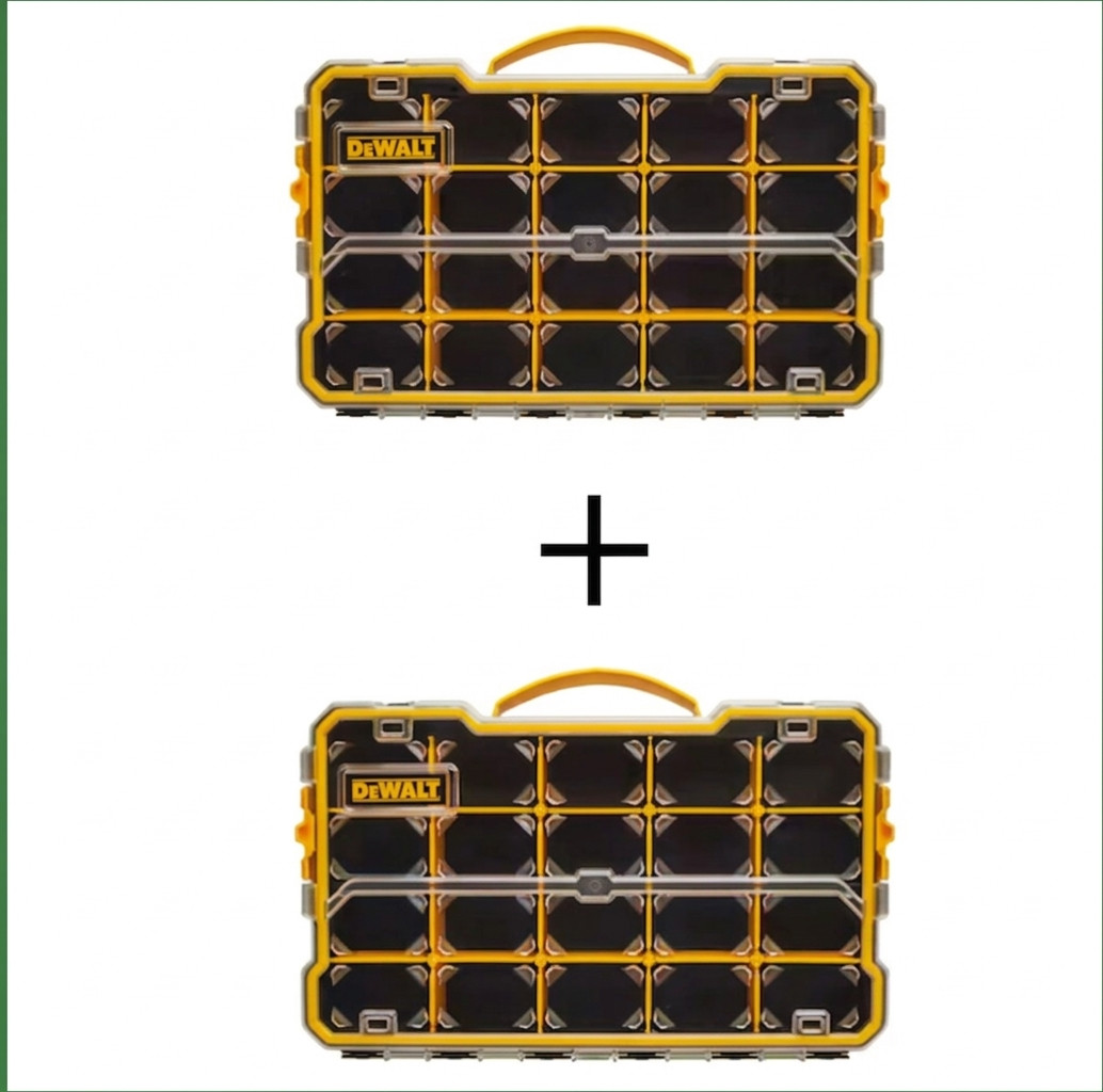20-Compartment Pro Small Parts Organizer (2 Pack)