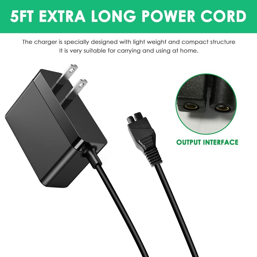 Mrgru Replacement Charger for Dirt Devil Vacuum BD10320, Compatible black
