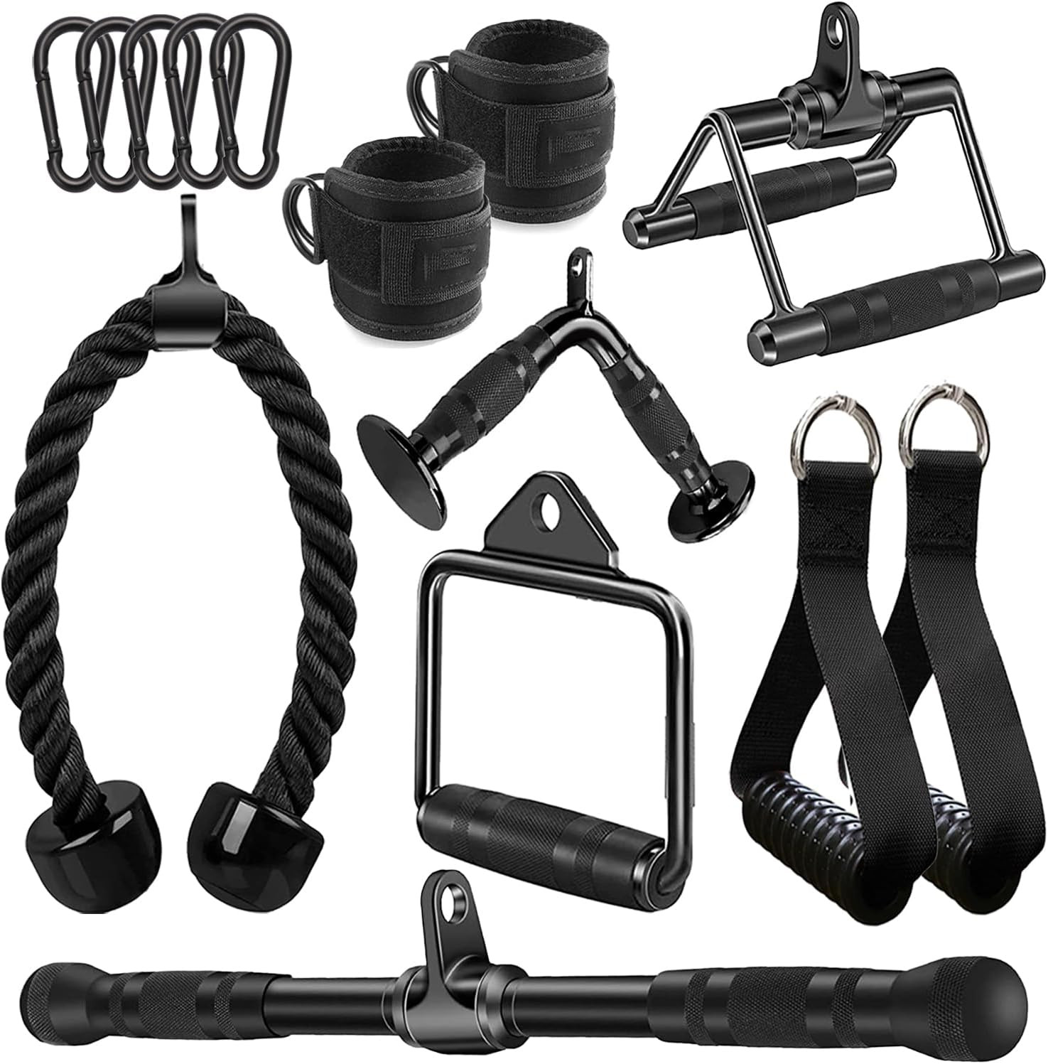 Solid Cable Machine Attachment, Cable Attachments for Gym, Gym Cable Attachments