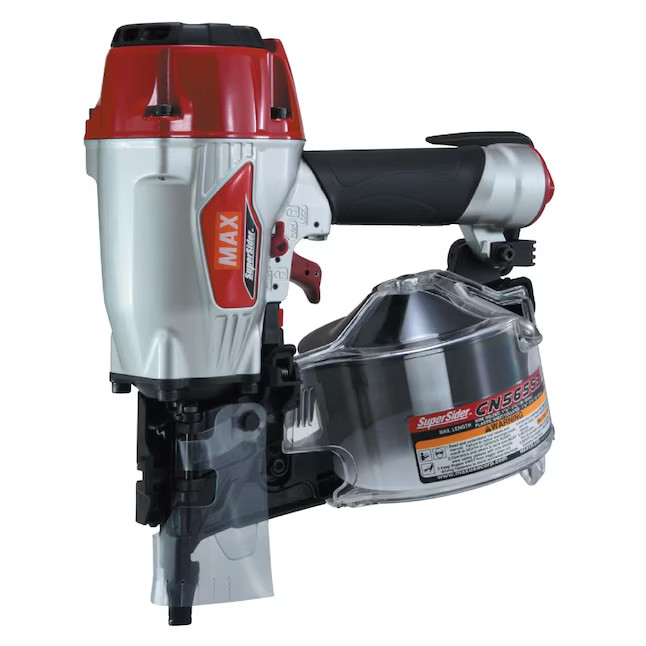 🔥 MAX SuperSider 1 1/4in 15° Pneumatic Siding Nailer Coil Gun SUPER SALE