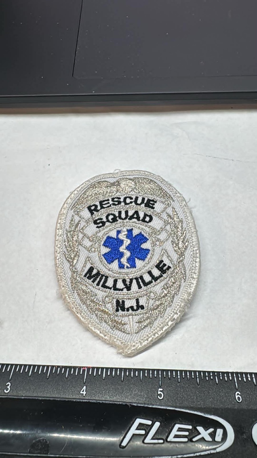 VINTAGE MILLVILLE NJ RESCUE SQUAD PATCH (A2)