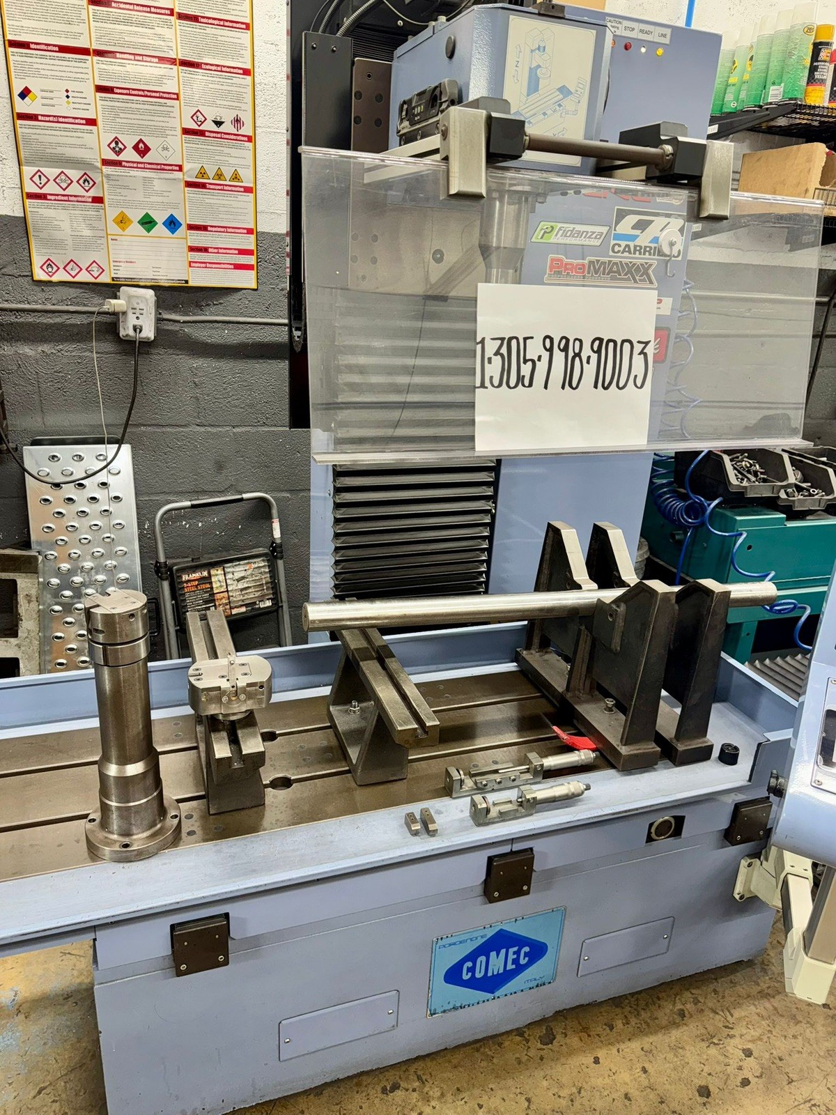 COMEC ACF 200.CNC CYLINDER BORING-RESURFACING MACHINE