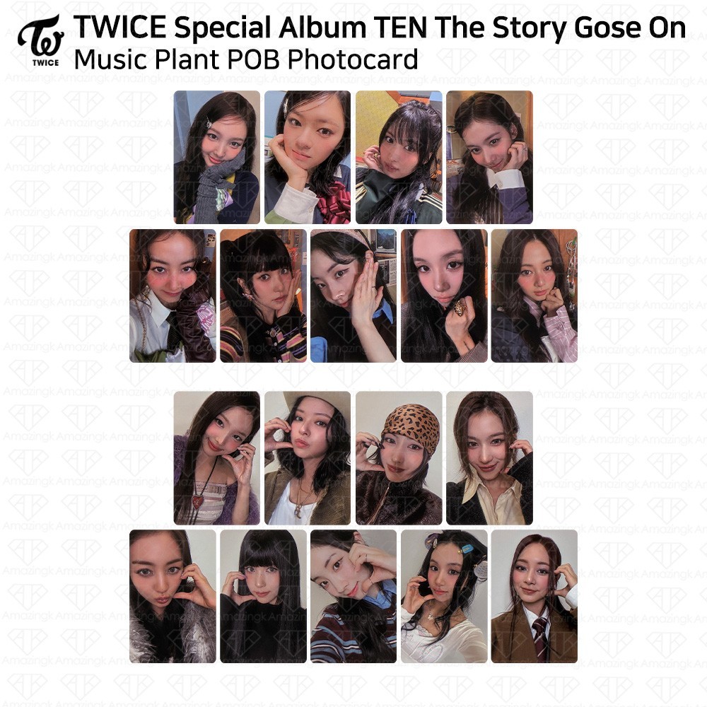 TWICE Special Album TEN : The Story Goes On MusicPlant POB Photocard MOMO SANA
