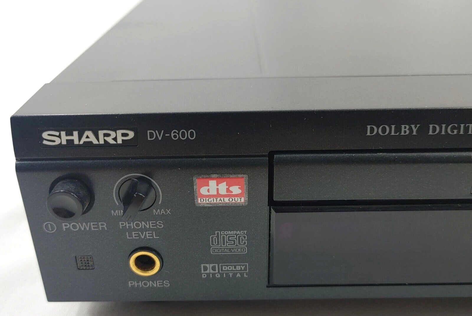 Sharp DV600U DVD Player Dolby Digital (AC-3) /DTS Ready
