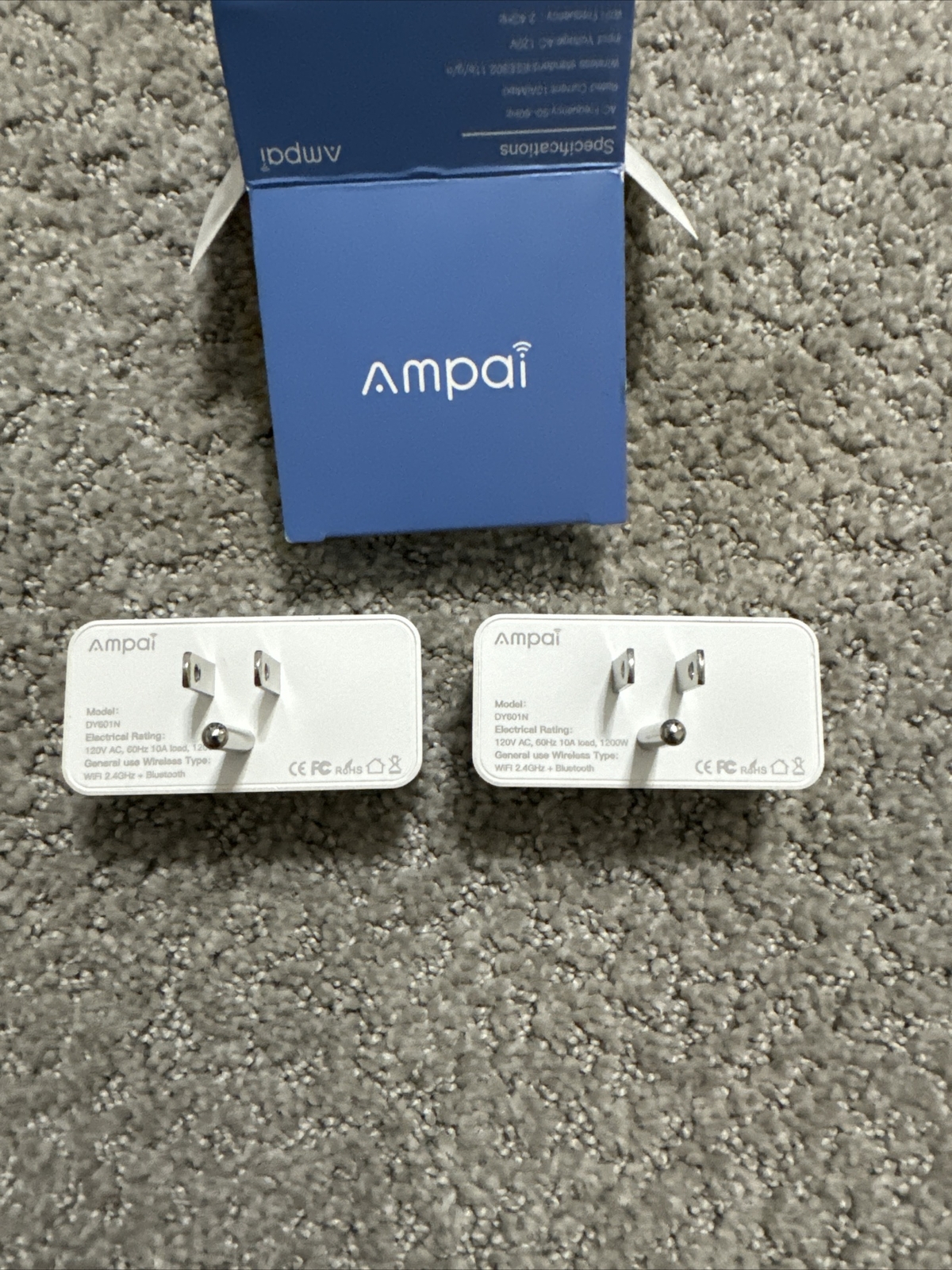 WiFi Smart Plugs - 2 Pack By Ampai