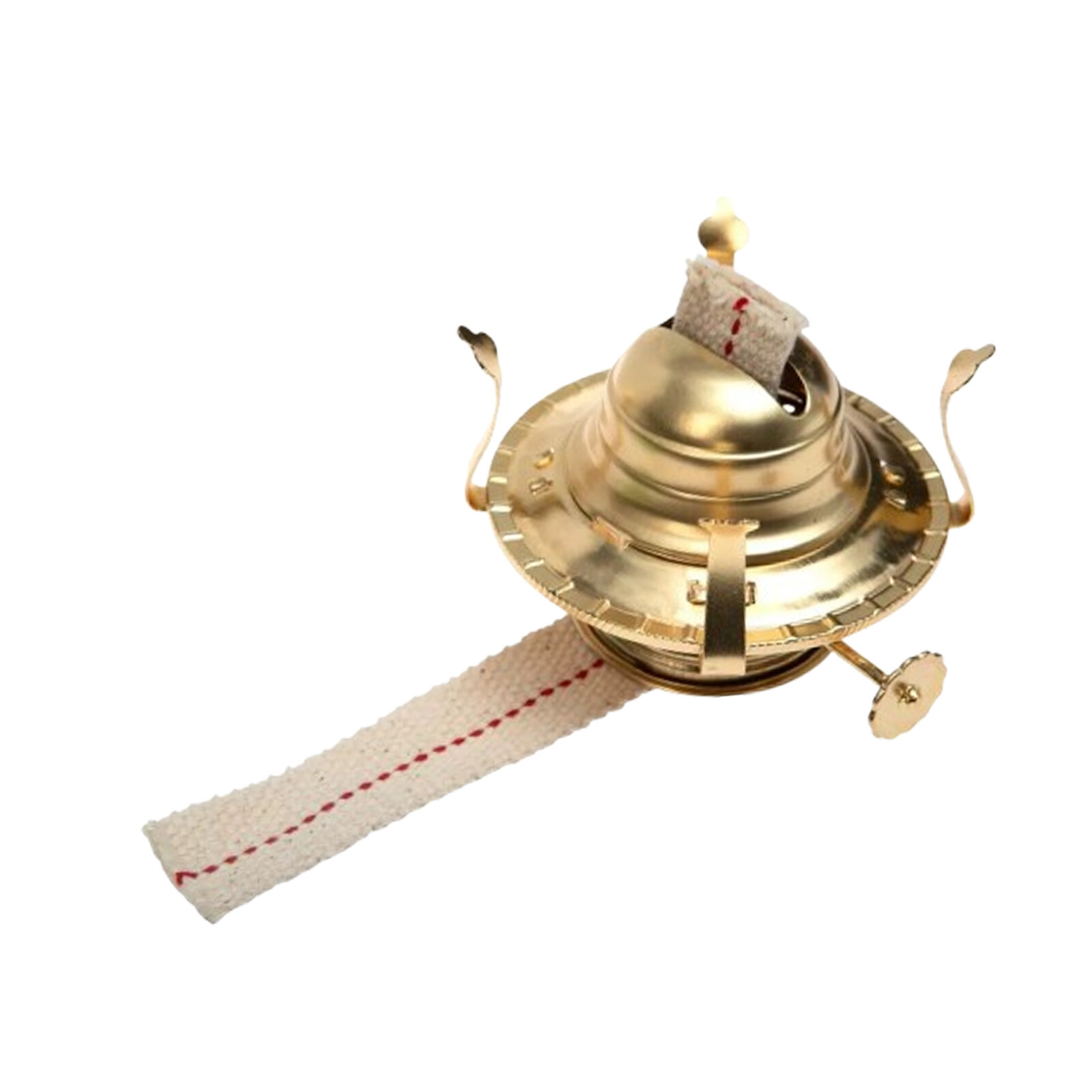 Brass Plated Oil Burner Replacement for Antique Kerosene Lamps
