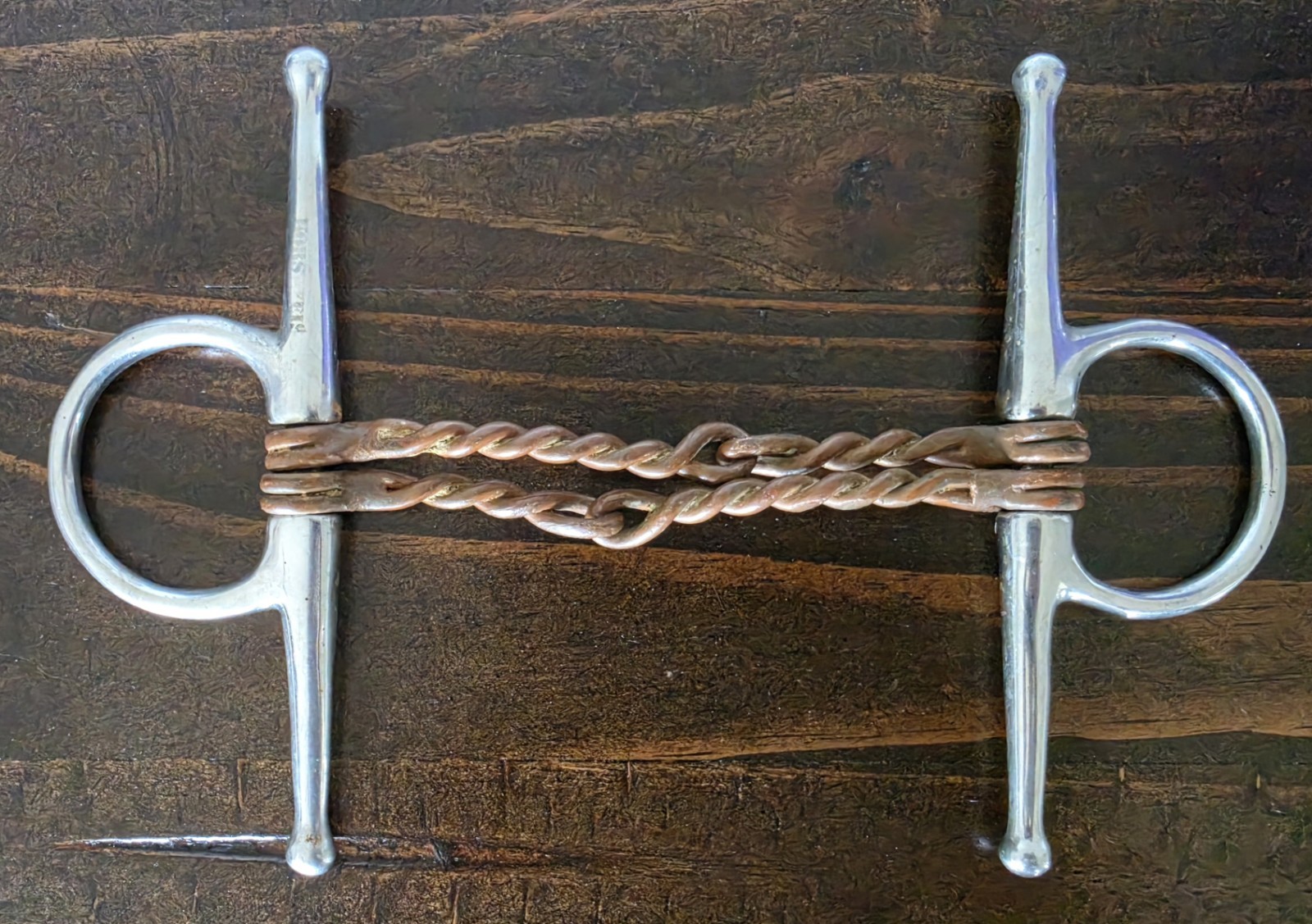 Korsteel Double Copper Twisted Wire Full Cheek Bit