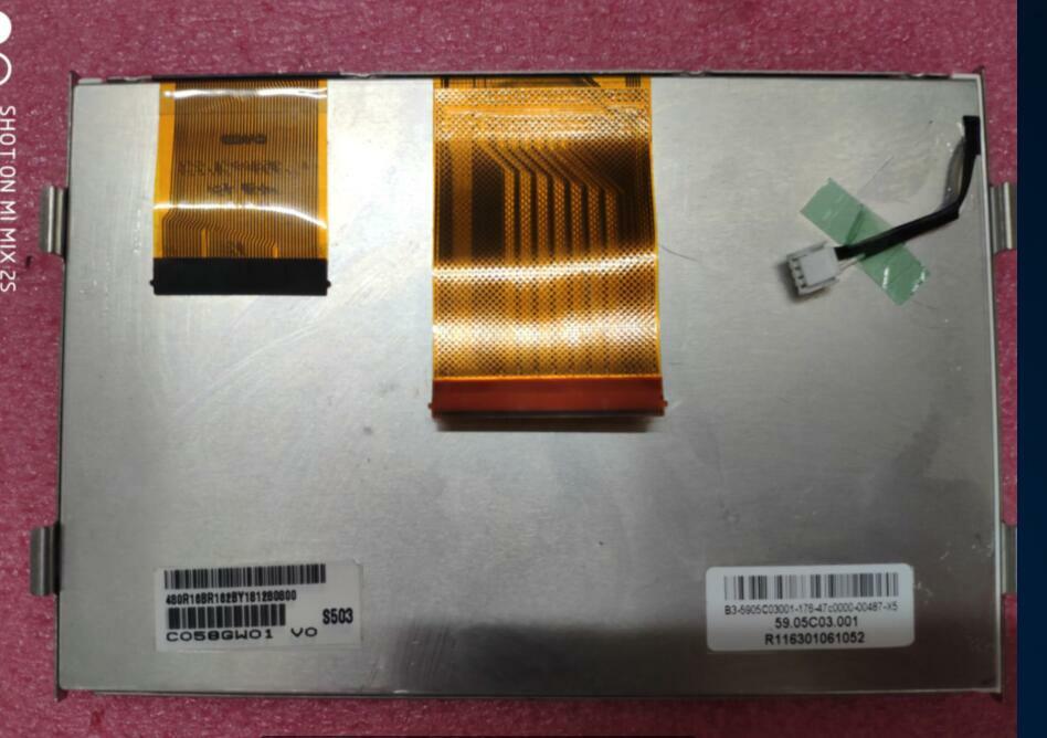 5.8 Inch C058GW01 V0 LCD Screen Display Without Touch Screen For Car Navigation