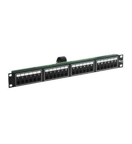 ICC Voice 8P2C Patch Panel with Female Telco in 24 Ports and 1 RMS (icmpp24tf2)