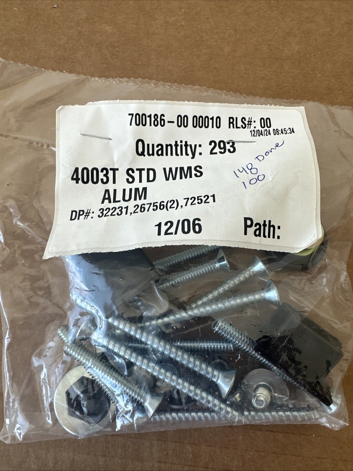 LCN 4003T STD WMS Screw Package And And Cops With A Rolling Bolt For The Truck