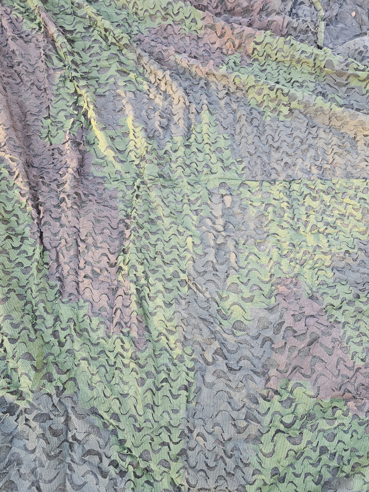 5'x5' (25 Sqft) USGI CAMOUFLAGE SCREENING SYSTEM WOODLAND (CLASS 2)  (TYPE IV)