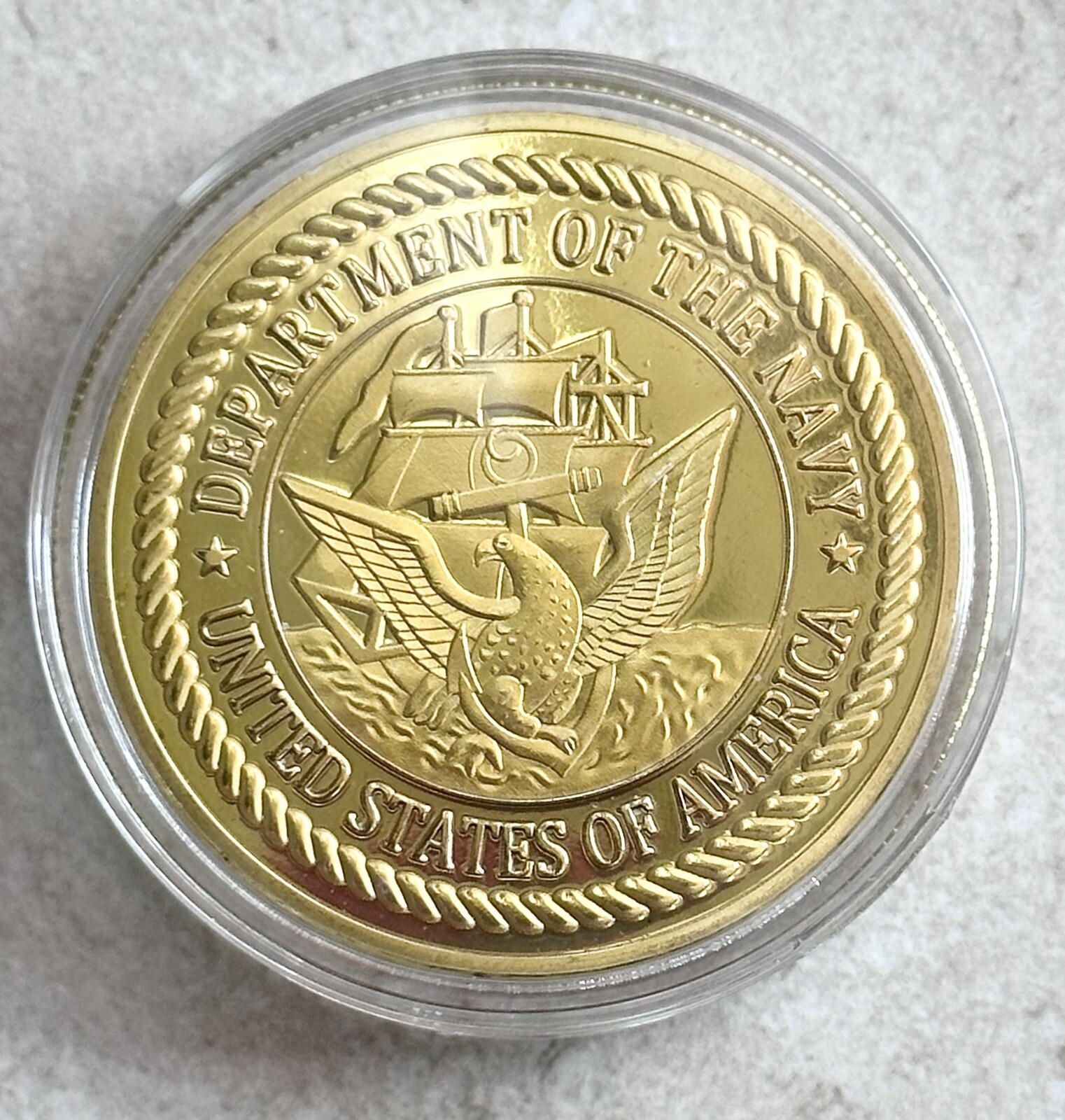 US NAVY - USS DWIGHT D. EISENHOWER - CVN-69 Challenge Coin